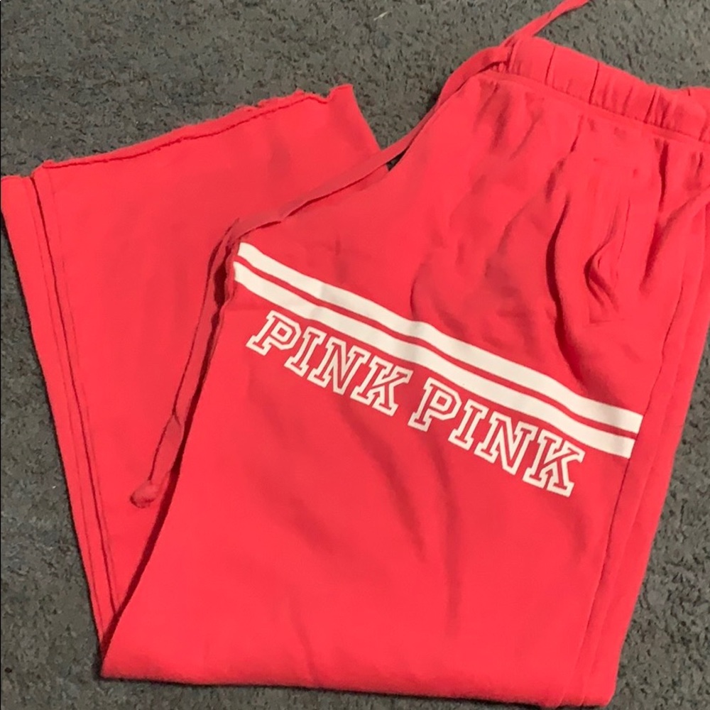 PINK Comfy boyfriend sweat pants